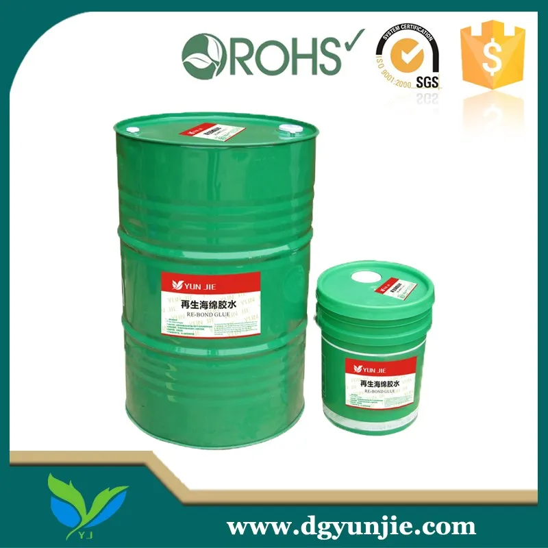 High performance MDI base polyurethane resin for bonding foam material