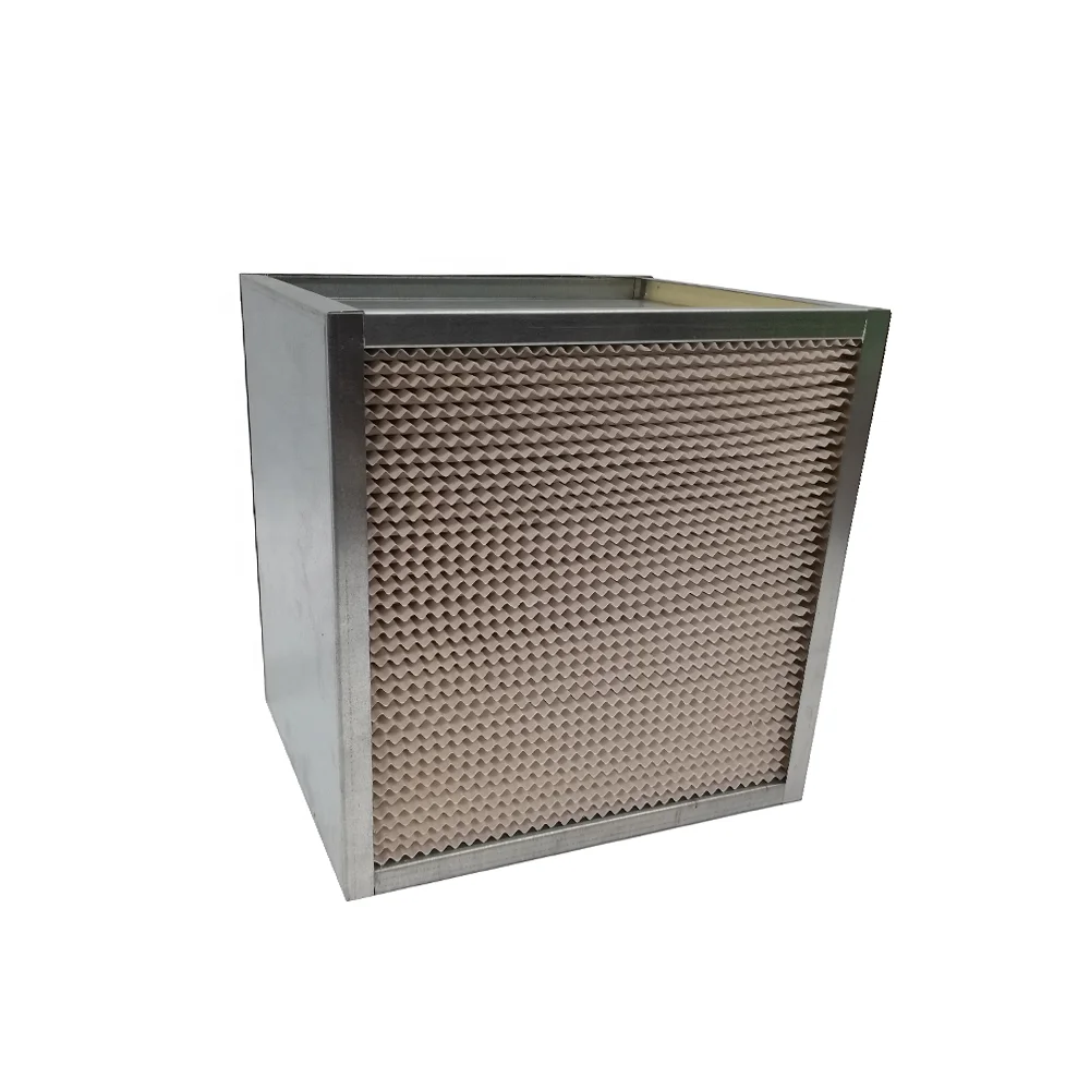 Factory Stainless Steel H14 High Temperature Resistance Hepa Filter with High Strength Stiffeners