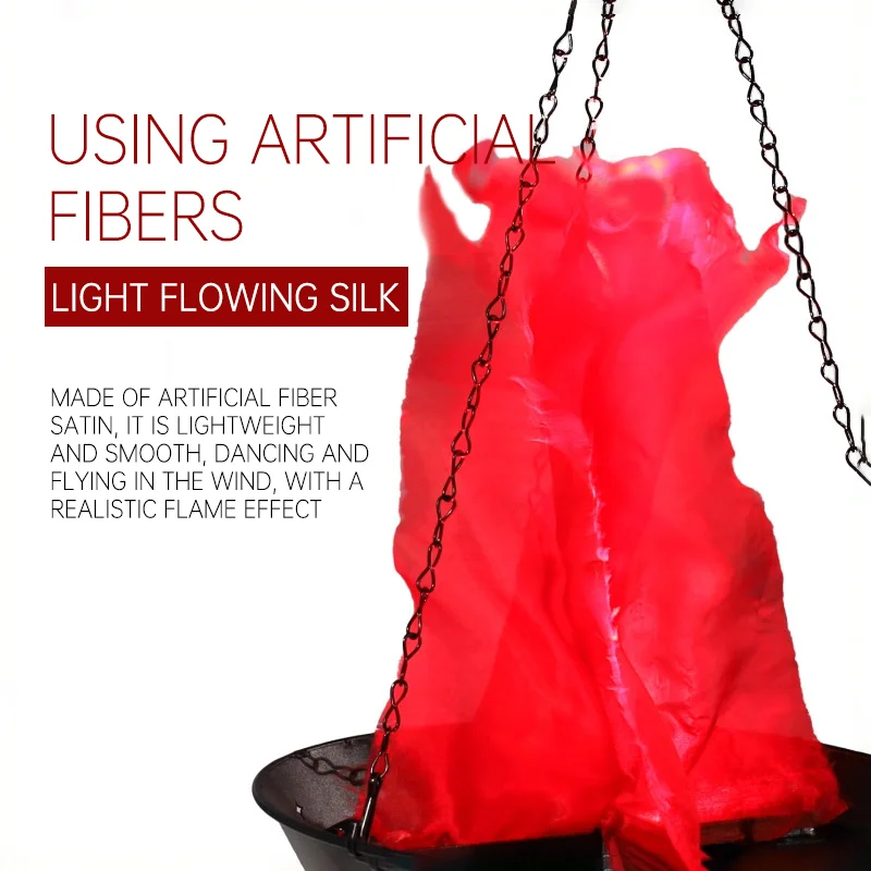 CH 50W hang Led Fire Flame Machine Fire Flame Light Artificial Flame Fire for Party Stage