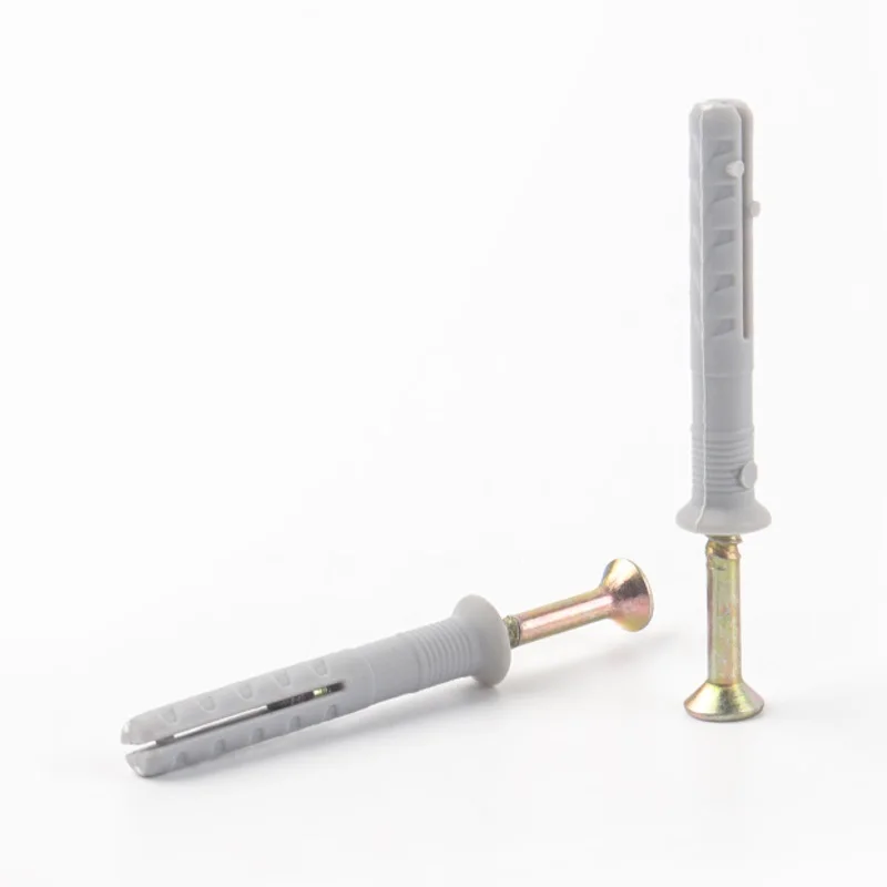 Hammer drive screw nylon anchor Factory Expansion Anchor Bolts Hammer Drive Nylon Plastic Fixing Nylon Frame Fixing Anchor