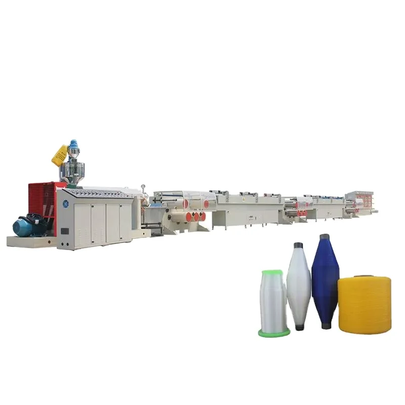 Hot Sell Plastic Extruder Pp Multifilament Fibrillated Split Machine