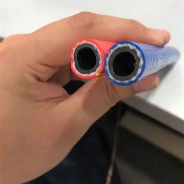 Hot selling cheap low price Chinese factory high pressure multilayer PVC twin line welding hose pipe tube tubing