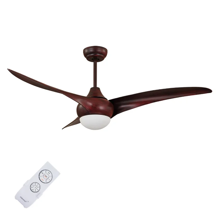 China Manufacturer Fancy Decorative Living Room ABS Plastic Ceiling Fan With LED Light