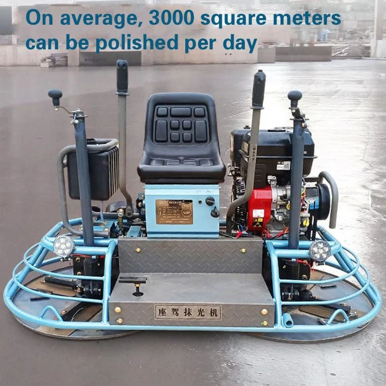Высококачественный бензиновый бетоновыравниватель водительского типа, новая дорожная Затирочная машина
