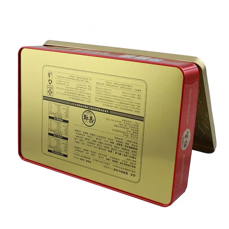 Food grade kitchen storage use hammered copper tin square box set metal pots spice tins with embossing