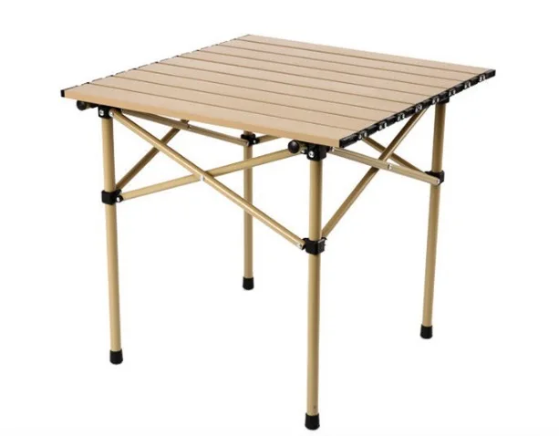 Light metal frame portable outdoor camping garden folding table and chair set