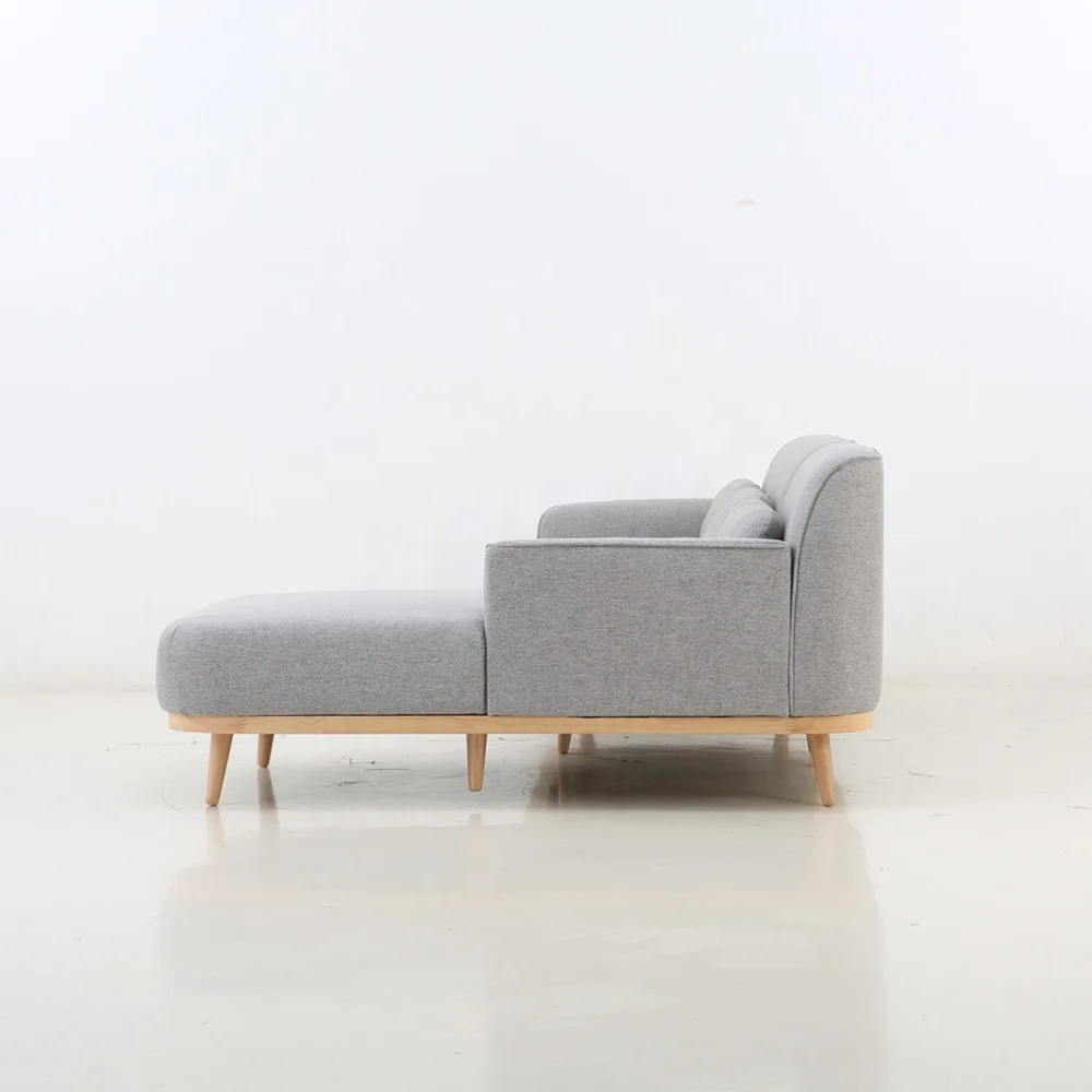 japandi nordic modern living room stain resistant easy clean corduroy chenille linen velvet boucle fabric sectional couch sofa