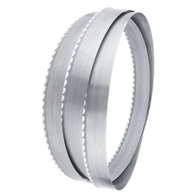 Welded Customized Size Tungsten Carbide Tip Band Saw Blade 16mm-150mm Width  For Hard and Soft Wood Cutting