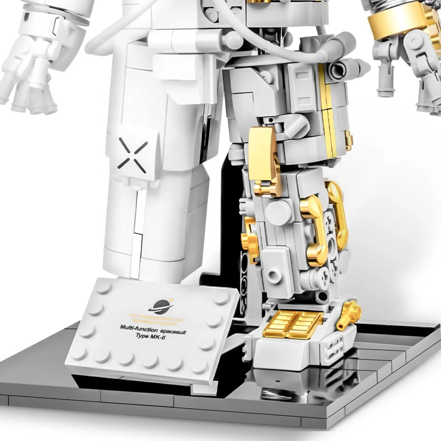 Wholesale ABS Plastic Astronaut Space Build Bricks Assembly Kids Building Block Sets For Kid Gift