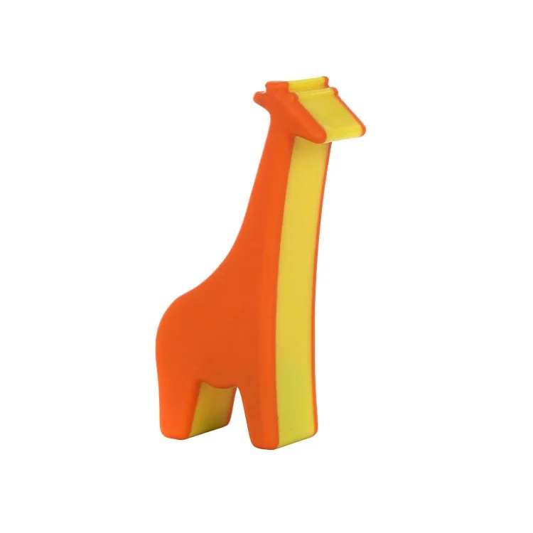 Plastic Maracas Cute Small Giraffe Music Toys Musical Instrument Animal Shaker For Children