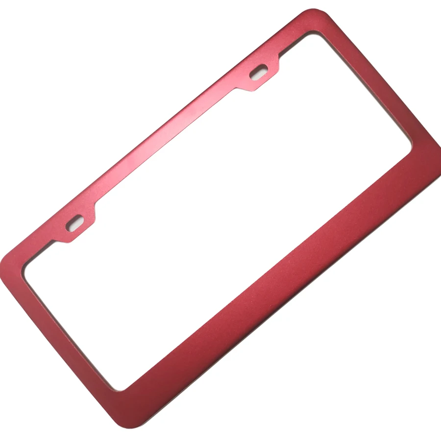 Wholesale Custom Plain Blank USA Standard New Plastic/Stainless steel/Zinc alloy Car Number License Plate Frame Holder