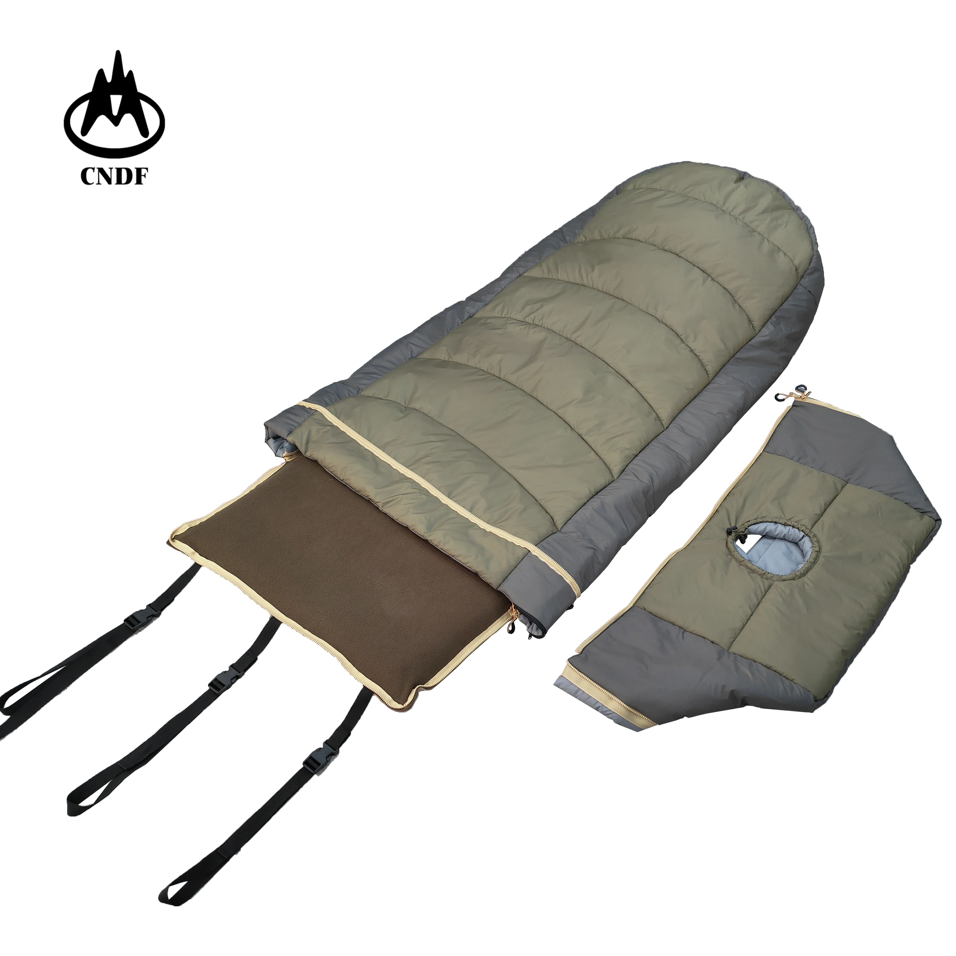 Adult Comfort Lightweight Portable Outdoor Sleep Bag New Design 3kg Winter Sleeping Bag with Sponge Mat