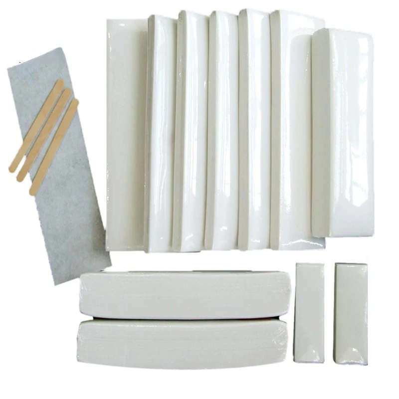 Real Home Use 7.5cm 23cm Body wax strips hair removal non-woven fabrics For Men Sanitary Etc In Spa depilatory cream collocation