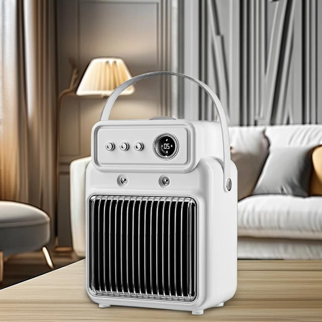 Maist Mini Portable Electric Desktop Fan Heater PTC Ceramic Warmer for Office Car Home & Bathroom Low Noise Winter Heating