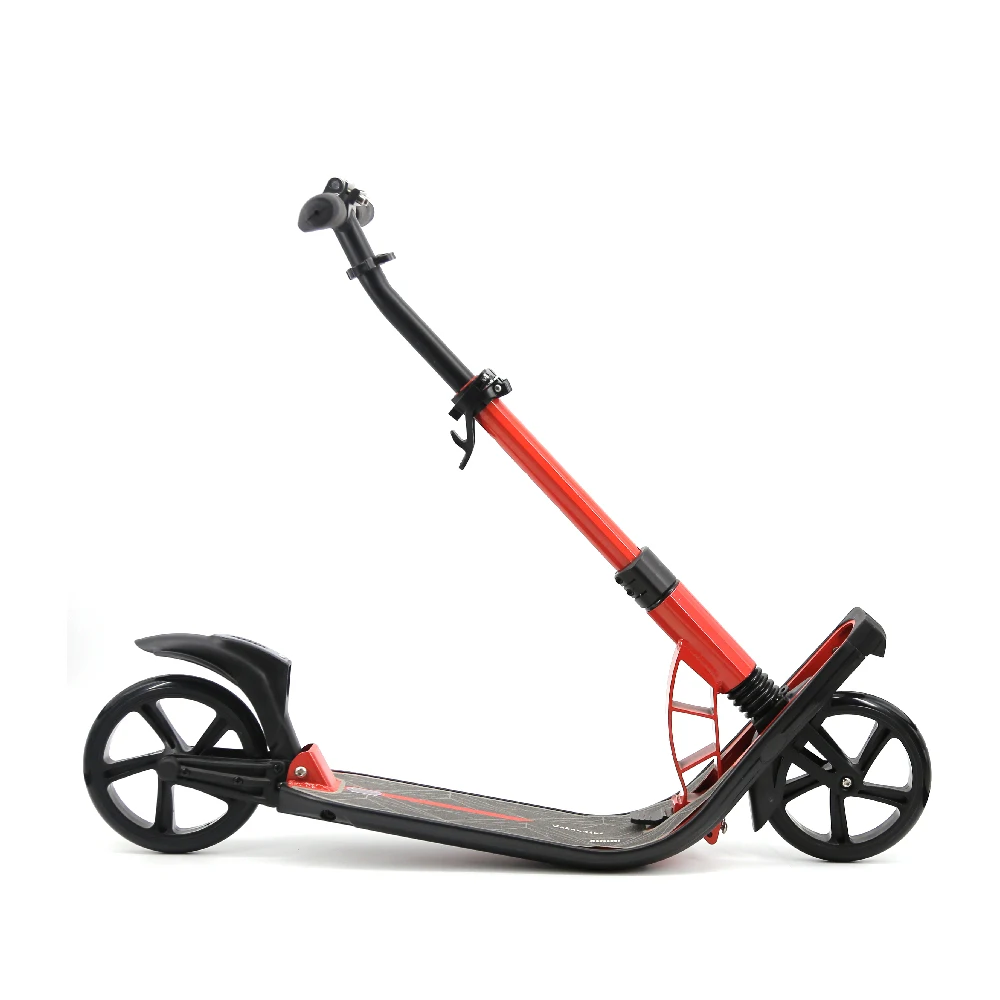 QIYI mini adult folding city scooter with safe wide 2 wheel kick scooters  foot scooters for adult