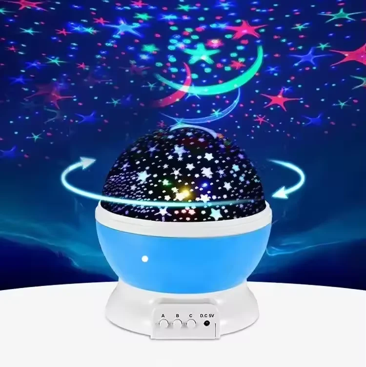 Hot Sale Kids Bedroom Moon Star Mini Light Starry Sky Projector for Party Gift