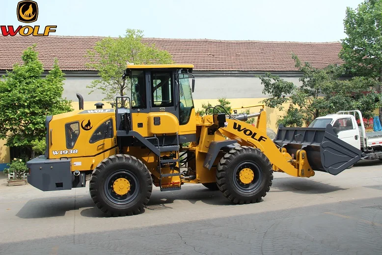 ZL30 wheel loader wolf WL938 loader eath moving machinery for sale
