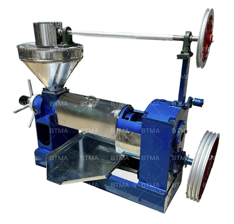 BTMA-Small Scale Screw Oil Press Machine for Sunflower Seed Oil Stainless Steel Cold Press Oil Extraction Machine