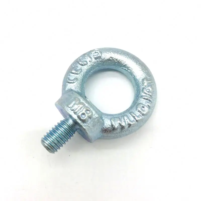 Заводская распродажа кованый оцинкованный рым-болт из углеродистой стали Din580 по низкой цене