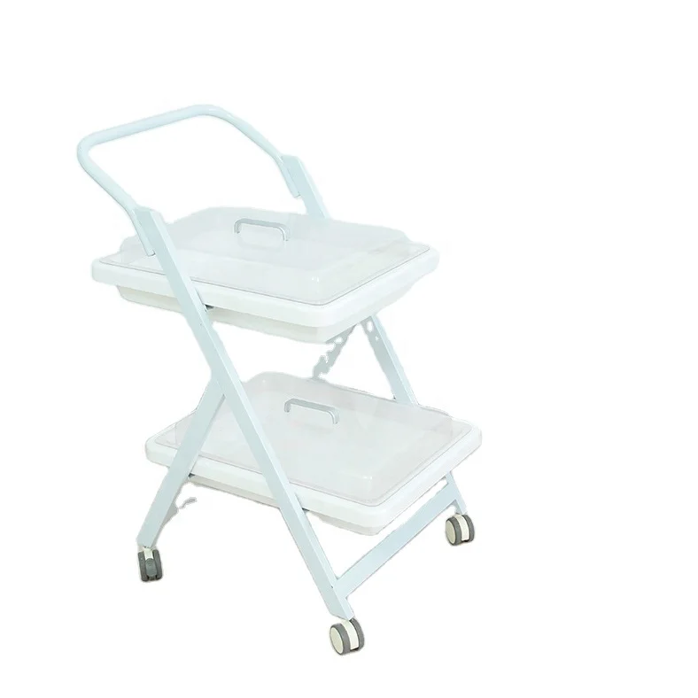 Endoscopic transfer vehicle gastrointestinal operating room instrument trolley