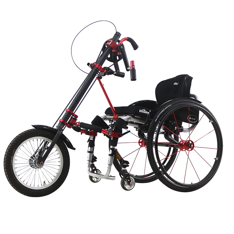 Aary MEDICAL AYQ8 16-дюймовая волоконная электрическая инвалидная коляска для вождения помощи в передвижении