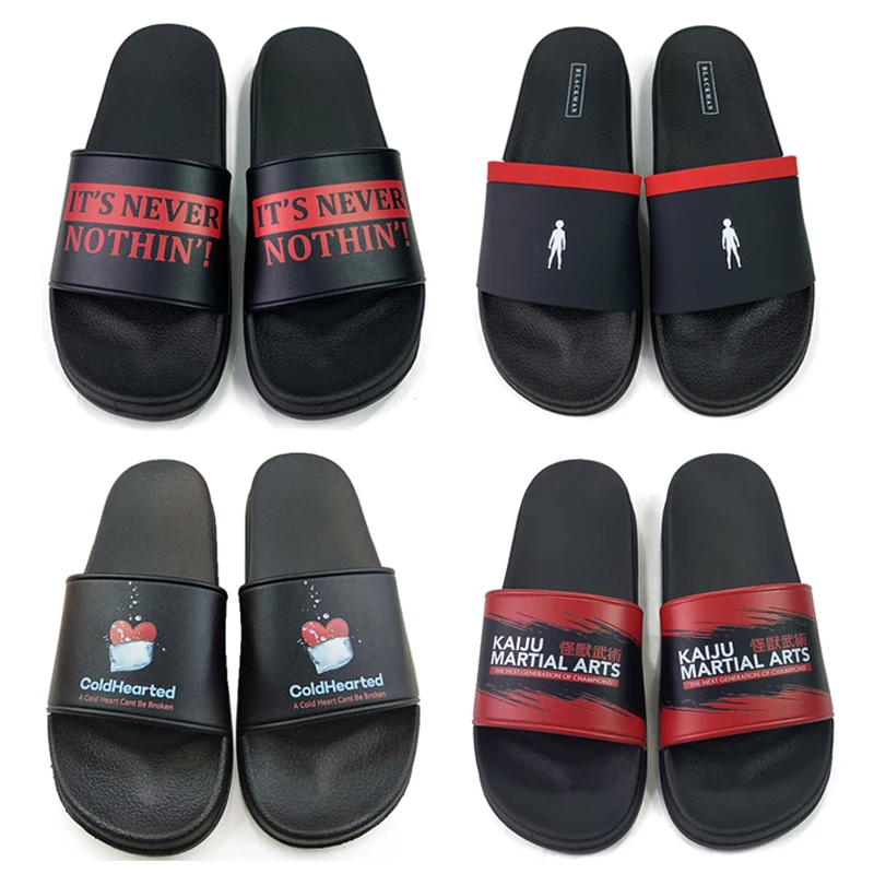 Wholesaler Masculino Sleepers Exclusive Process Rubber Mens Slides Slipper Wholesale Slide Sandals Mens Slides Slipper