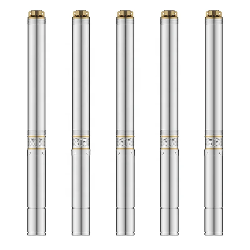 Moonpump 4SDM-2T 3-фазный Ac 1,5 дюймов 5 л.с. из нержавеющей стали погружные насосы для пруда глубоководный водяной насос
