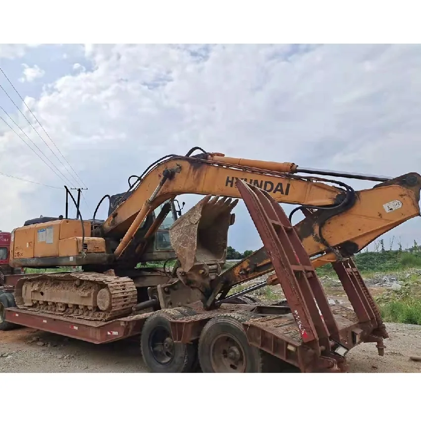 Durable Second Hand Machine original Hyundai 215 Excavator for sale