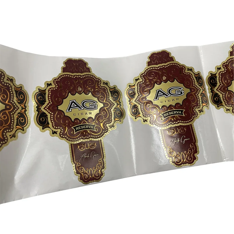 Customized Holographic PVC UVproof Adhesive Sticker Private Anti-Fake Label for Cosmetics Digital Printing Packaging