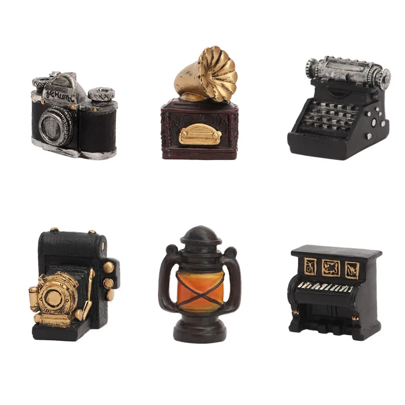 Retro room living room decoration decoration bar shop cafe home resin decoration crafts