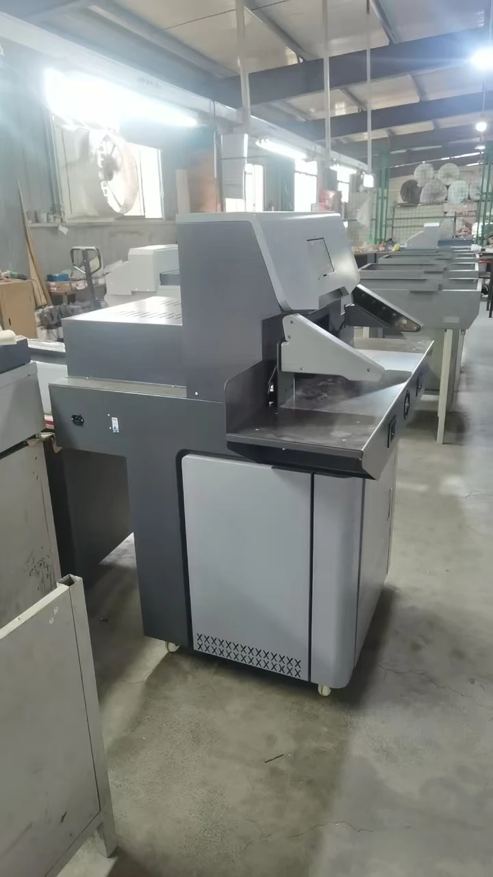High Precision Automatic Paper Cutter Guillotine 4608K Programmable Electric Intelligent Paper Cutting Machine A3 For Sale