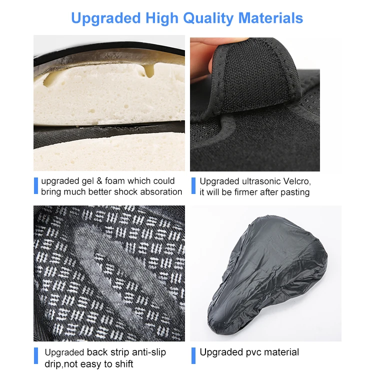 Hot Selling Cycling Water-proof Soft PU Foaming Padding Bicycle Seat Saddle Cover