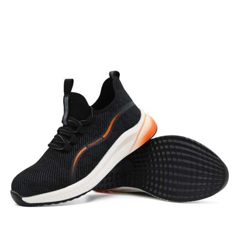 Wholesale Unisex Safety Sport Shoes Brand with Anti-Static Feature All Seasons-Leather Upper Material