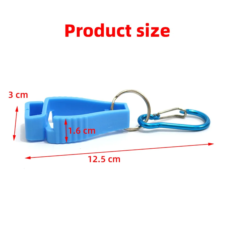 High Quality Glove Clips Metal Carabiner Keeper Of Gloves Hooks For Hanging Glasses Helmets, Gloves Hanger for Belt Loop Guard