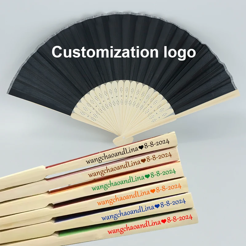 Personalized Antique Folk Art Hand Fan Home Decoration Business Promotional Gift Variety Styles Love Fairy Sport Model Pattern