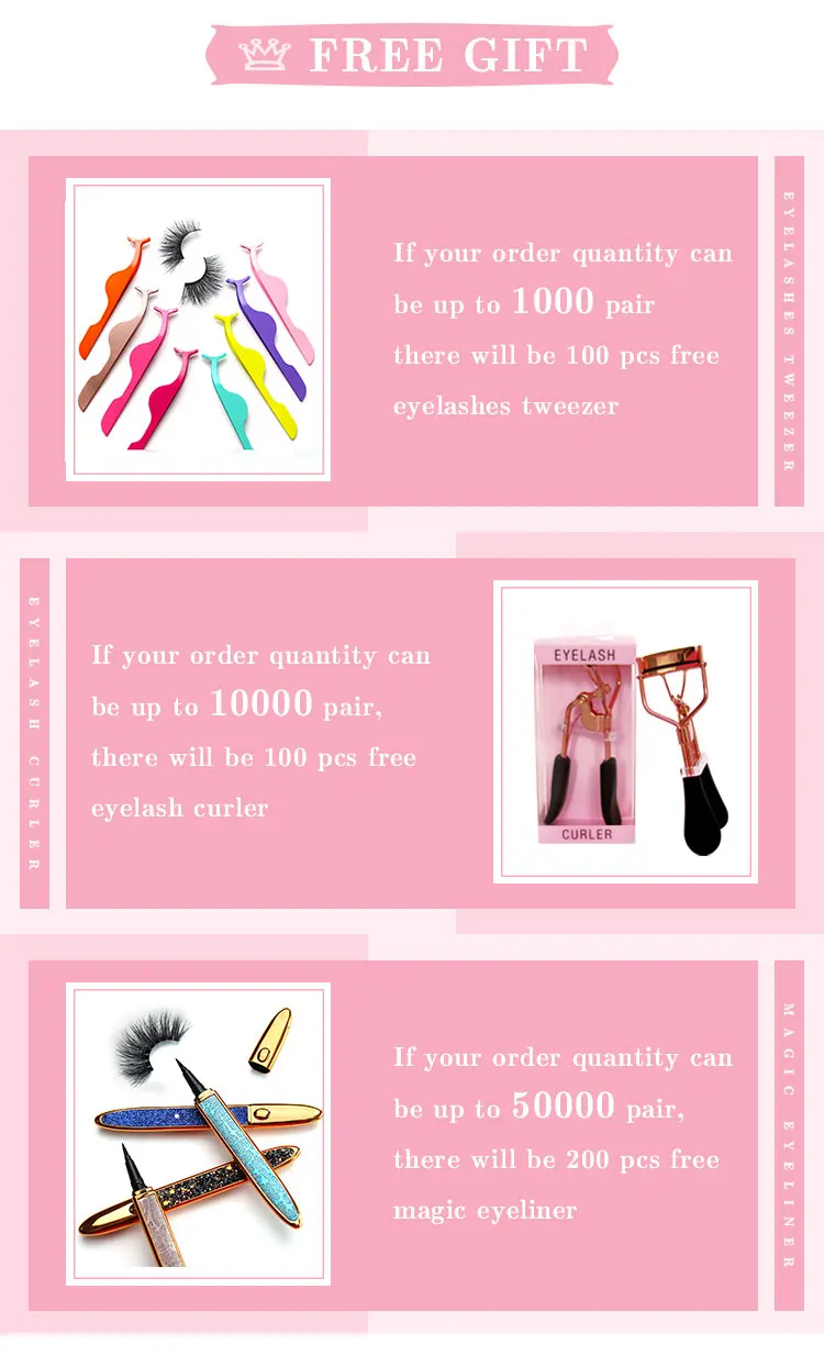 Eco friendly lightweight natural long siberian real mink eyelashes 3d with private label box and tray