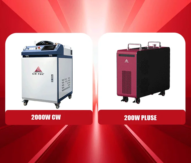 cleaning set  CW laser  cleaning machine and pulse laser cleaning  machine for metal stone wood  cleaning  master CS TEC