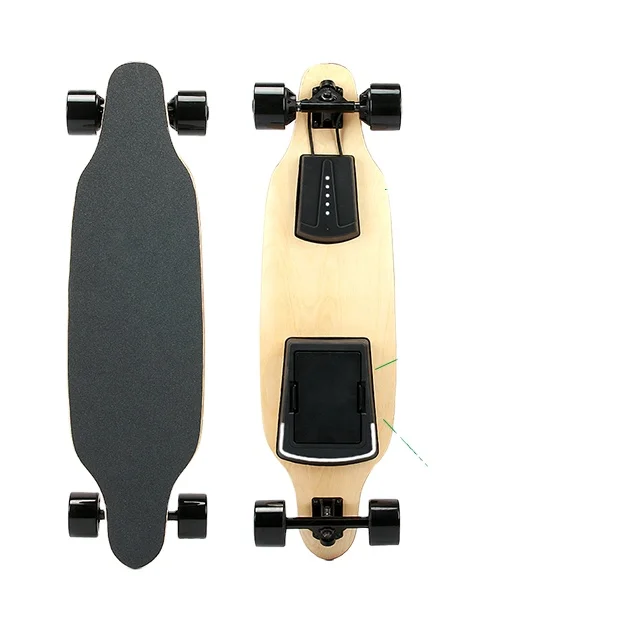 Deo fast speed 40KM Electric Skateboard Kit with Removable battery pack & flashlight 9 Ply canadian maple skate board decks
