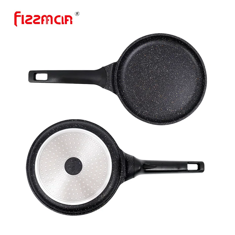Pan for gas and induction cooking non stick crepe pizza pancake omelette gastronorm with heat-resistant handle china frying pan