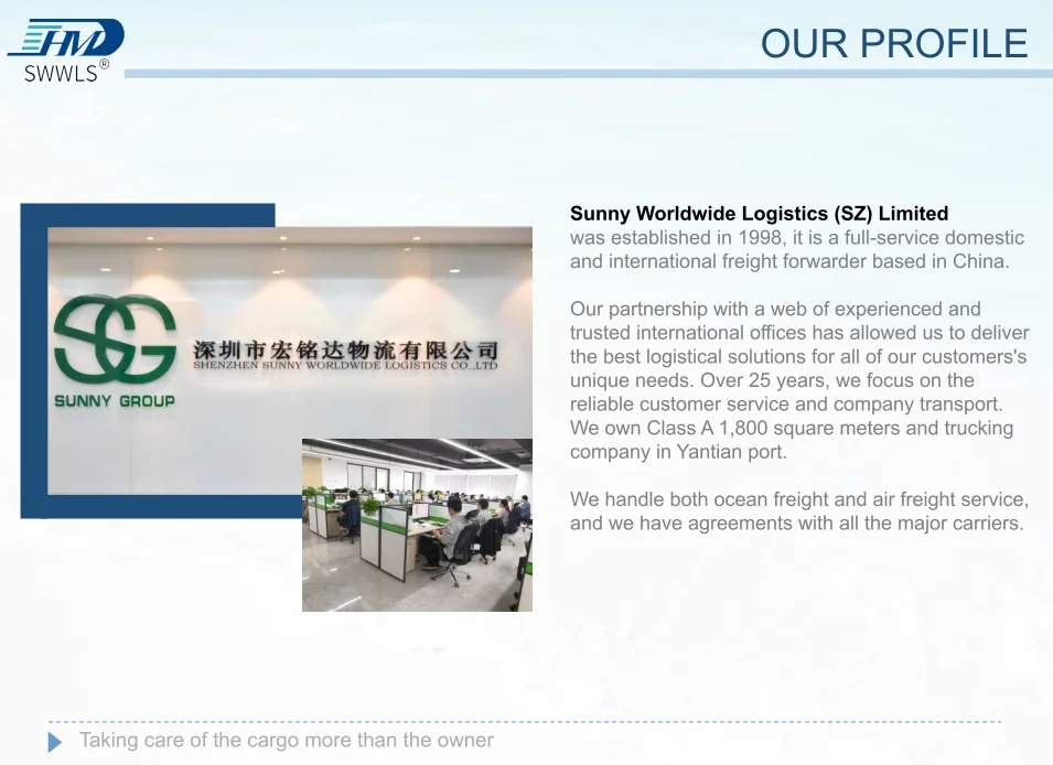 door to door sea/air from China to Canada/USA service professional cargo transport