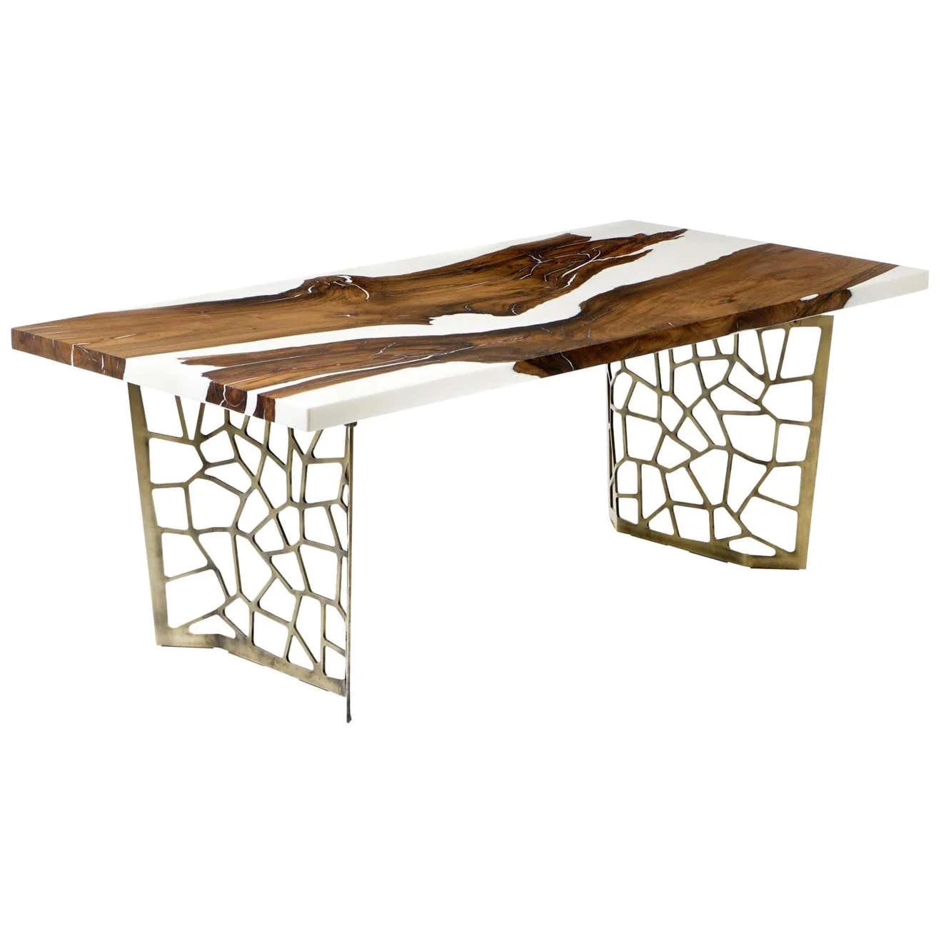 Orangegg China Suppliers Clear Epoxy Resin Clear Casting Large and Thick Timber Table Tops with Large and Deep Gaps to Fill