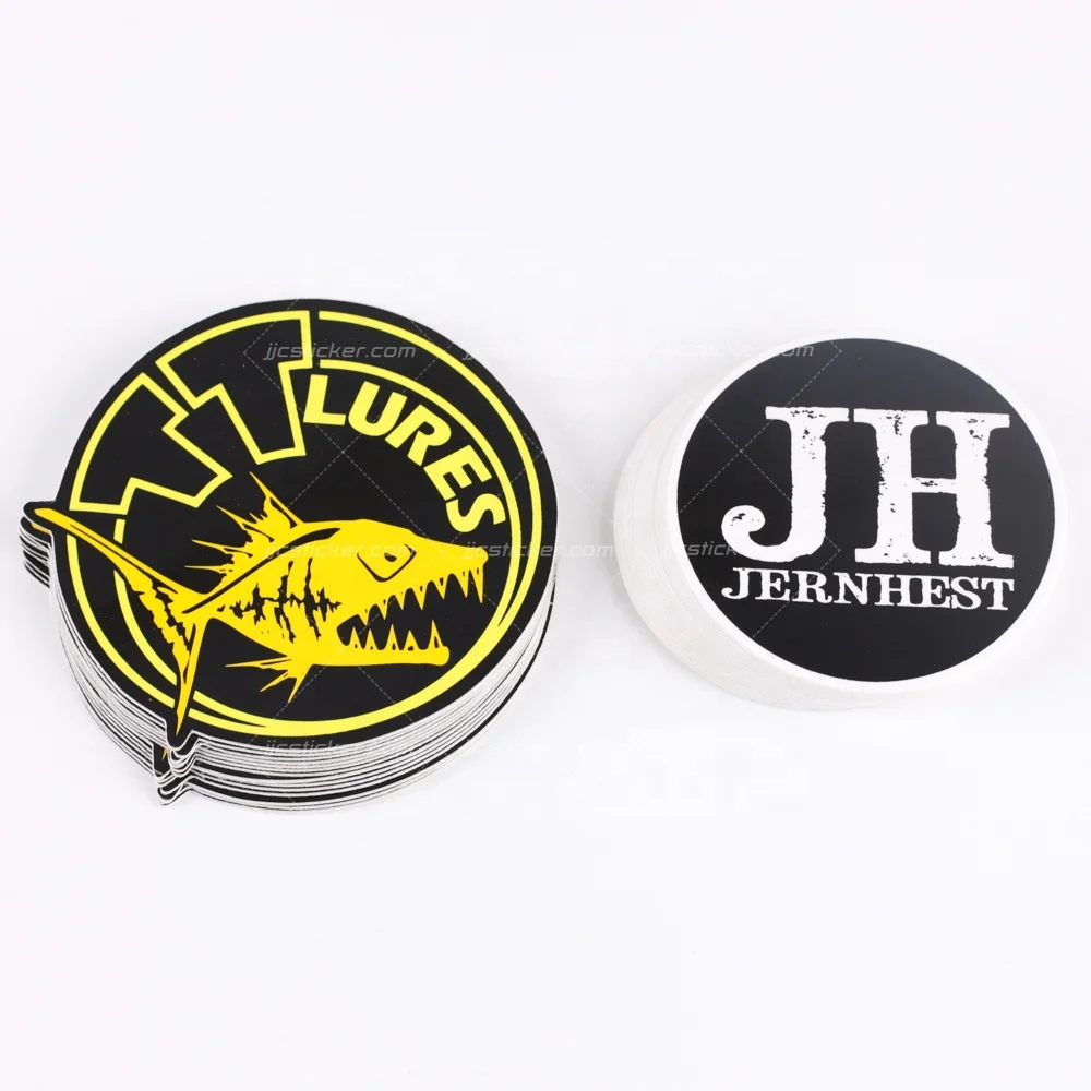 Декоративная Виниловая черная наклейка устойчивая к УФ-излучению ПВХ круглая с логотипом на заказ хорошее качество круглых