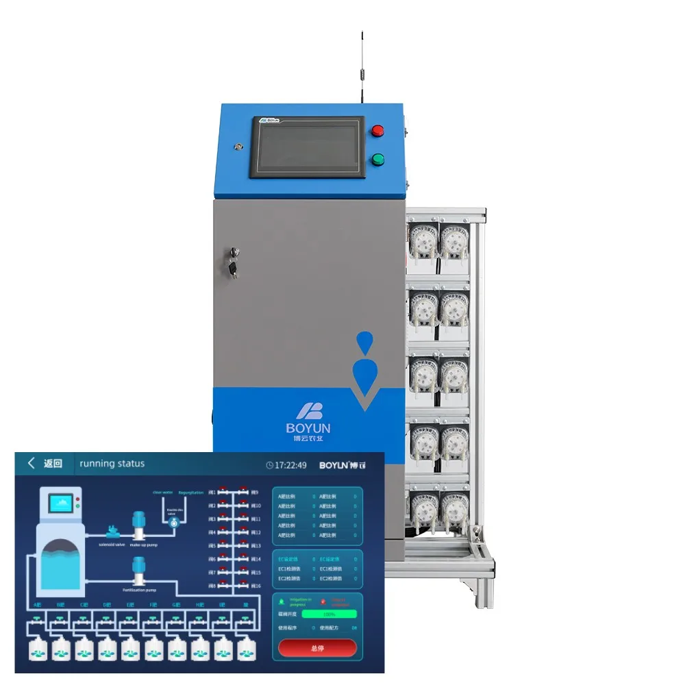 Factory direct selling cost price water and fertilizer integrated machine agricultural greenhouse drip irrigation system