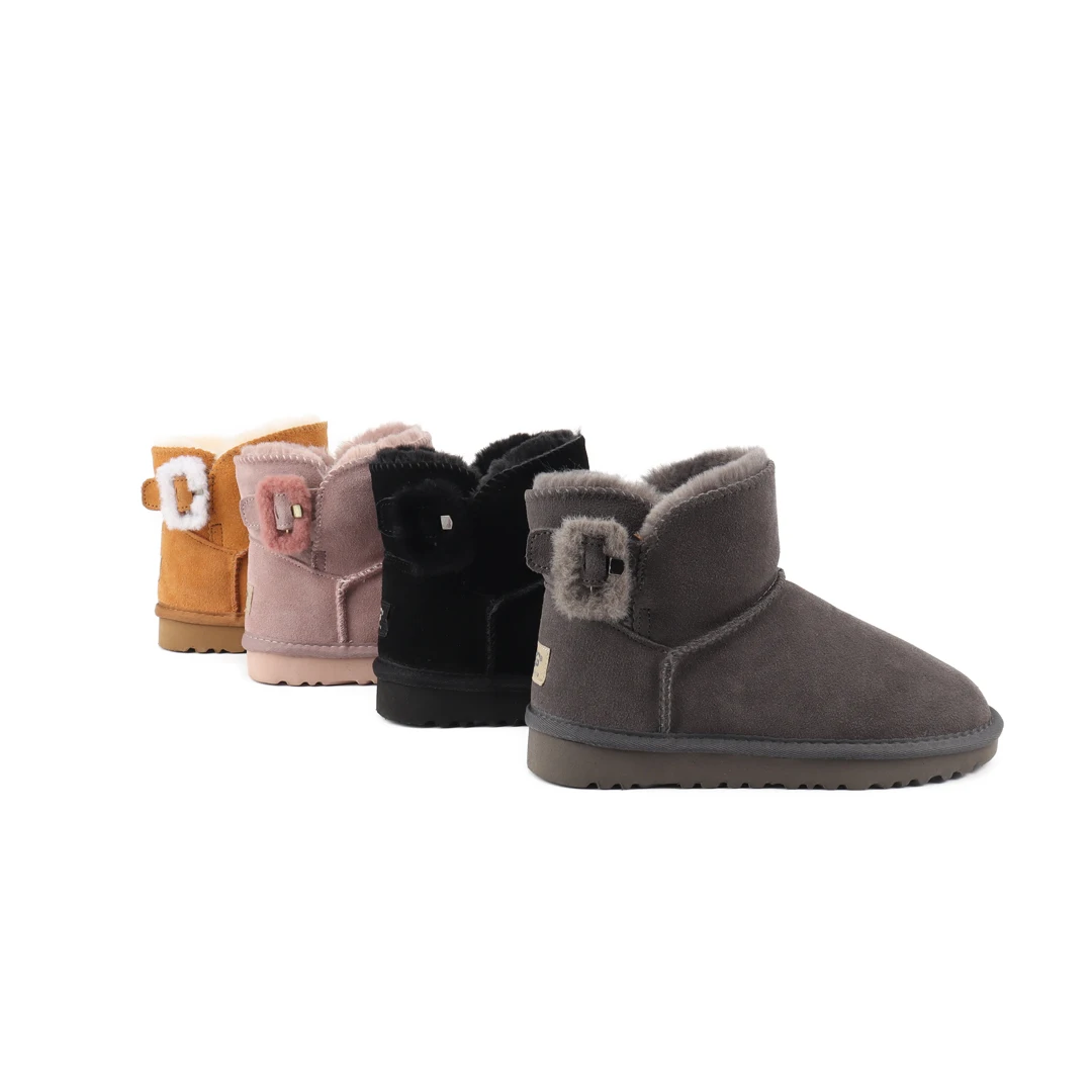 OEM Customized Factory 100% Australia sheepskin Casual Winter Snow Boot for Woman