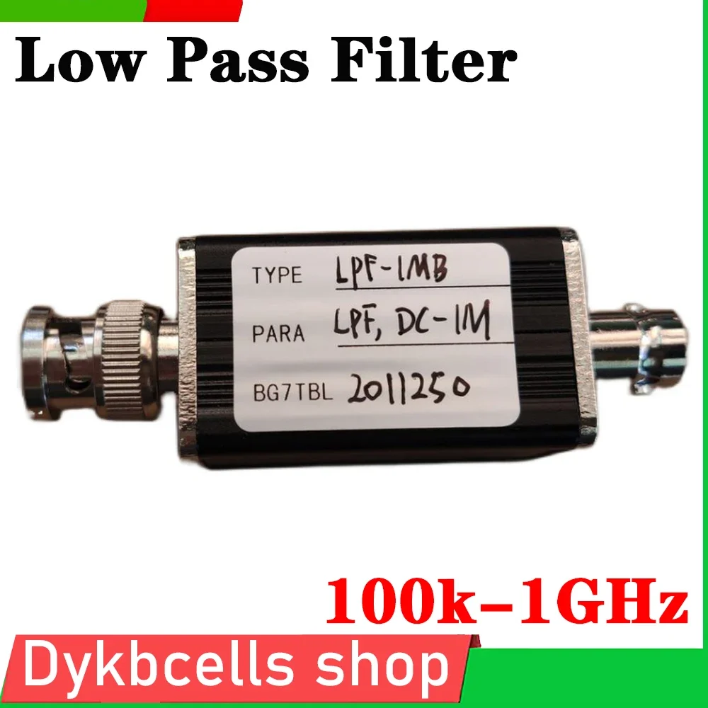 BNC LPF Low Pass Filter 100K 200K 500K 1M 2M 2.5M 5M 10M 20M 30M 40M 50M 100M 500M 1G LC DC FILTER RF Amplifier HAM Radio