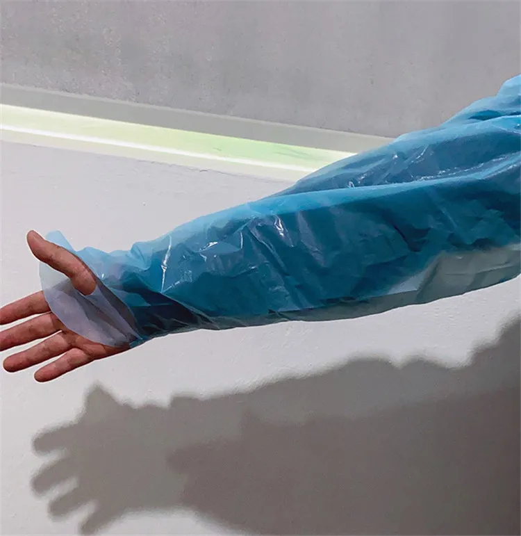 In-stock Anti Static CPE Disposable Lab Coat aprons Wholesale For Adults