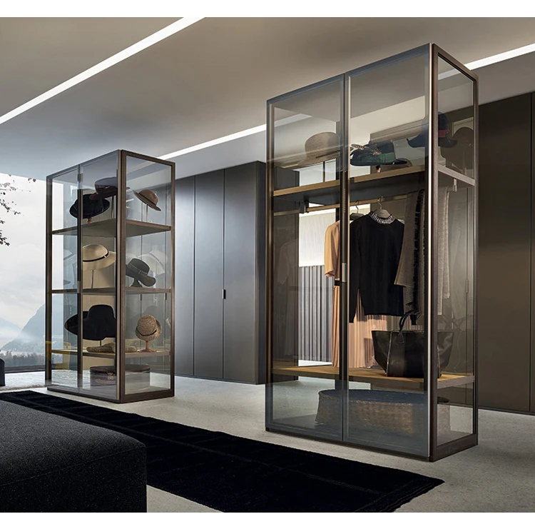 modern custom bedroom wardrobe Walking in Closet innovation bedroom wardrobe open wardrobe closet