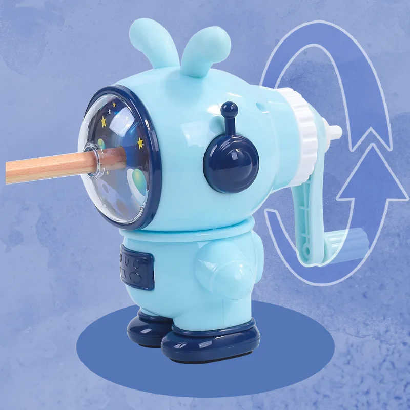 Горячая Распродажа Kawaii астронавт Новинка Пластиковая точилка для карандашей мультяшный космический карандаш