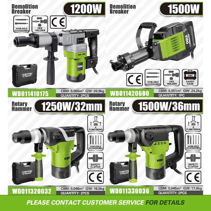 VIDO 21v Lithium portable drilling metal grinding cutting wood cordless power drill tool set Hammer Drills power tools