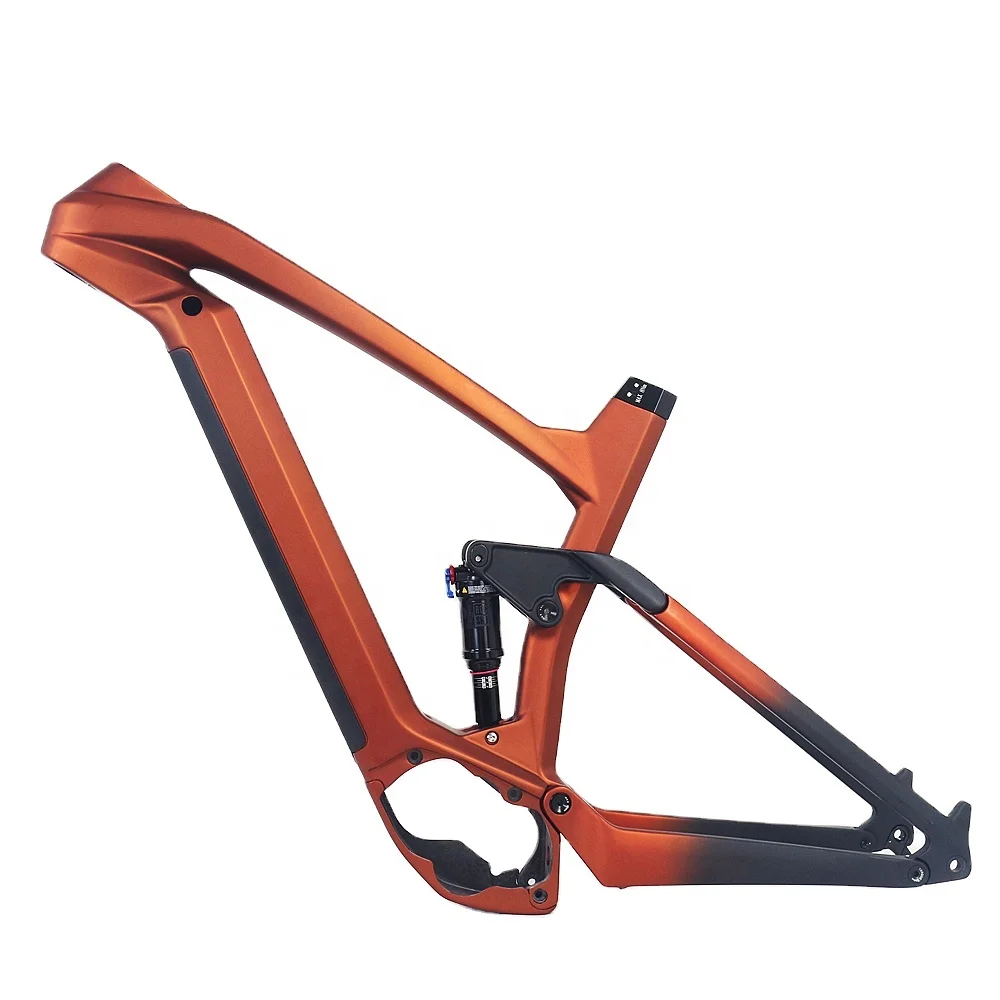 Winowsports 2023 Full Suspension 29er MTB Enduro e-mtb Frame EP8 Motor e-bike MTB Carbon Frame EF837